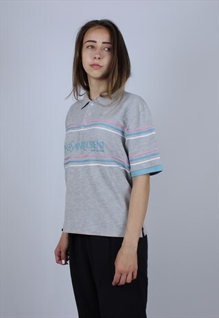 YVES SAINT LAURENT YSL POLO SHIRT WOMEN