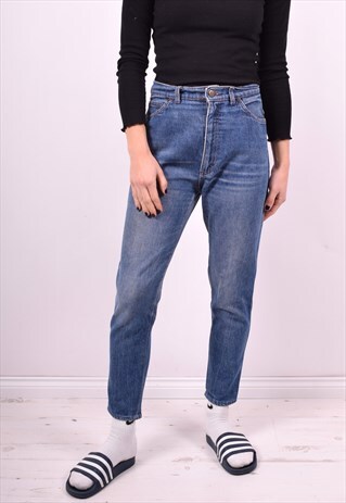 WOMENS VINTAGE JEANS W28 L27 BLUE 90'S