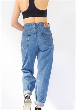 Vintage 90's Mid Blue High Rise Blue Levi Jeans