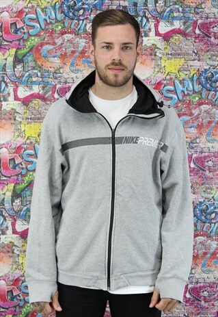 VINTAGE NIKE HOODIE/HOODED SWEATSHIRT. BRANDED SPORTSWEAR.