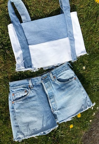 REWORKED LEVI PATCHWORK TOP