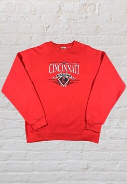 Vintage Cincinnati Bearcats sweatshirt in red 