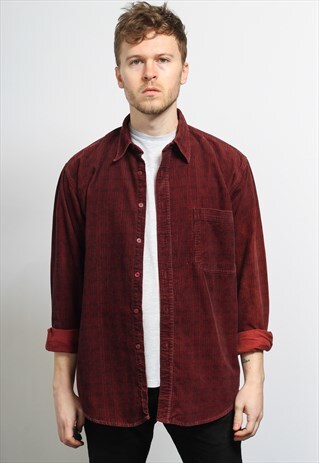 VINTAGE CORDUROY CORD SHIRT