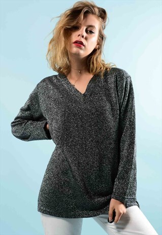VINTAGE GLITTER JUMPER