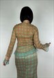 VINTAGE 00S BOHO SEE-TROUGH BLOUSE