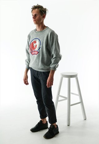 LIGHT GREY COZY SWEATSHIRT / OVERSIZED COOPER SWEATSHIRT
