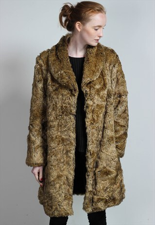 VINTAGE FAUX FUR JACKET