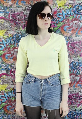 RALPH LAUREN REWORKED CROP TOP. FESTIVAL.