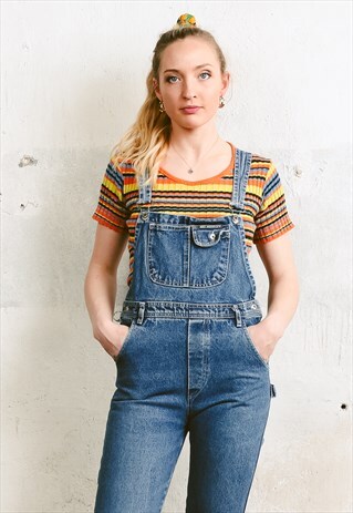 VINTAGE 90S STRAIGHT LEG DUNGAREES