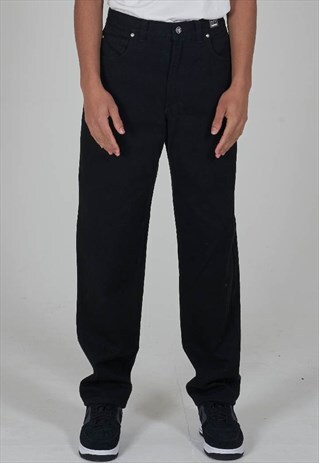 RARE VINTAGE 90'S VERSACE BLACK JEANS