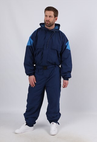 VINTAGE KONIG SPORT FULL SKI SUIT TALL UK L 42 - 44" (EDS)