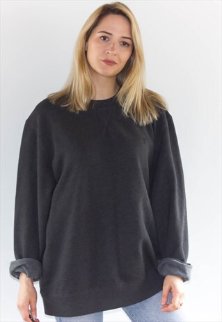 VINTAGE 90'S OVERSIZED SOFT BLACK SWEATSHIRT