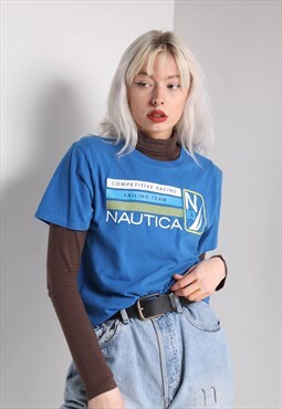 Vintage Nautica T-Shirt Blue