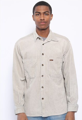 VINTAGE RIFLE CORDUROY SHIRT BEIGE