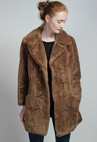 VINTAGE FAUX FUR JACKET