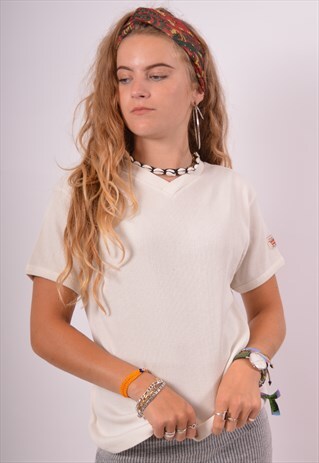 VINTAGE LEVI'S T-SHIRT TOP WHITE