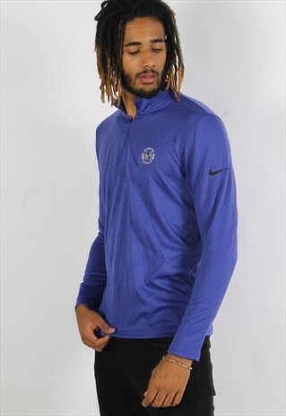VINTAGE NIKE 1/4 ZIP SWEATSHIRT PURPLE
