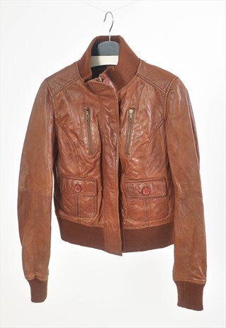 VINTAGE 90S REAL LEATHER JACKET