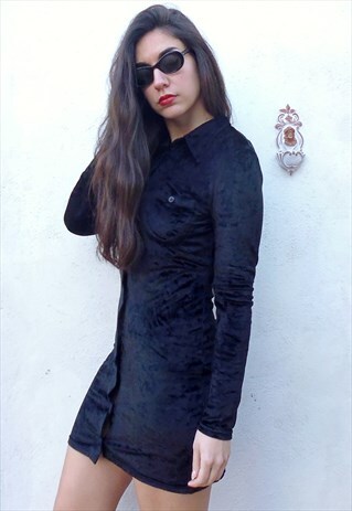 VINTAGE 90'S VELVET DRESS
