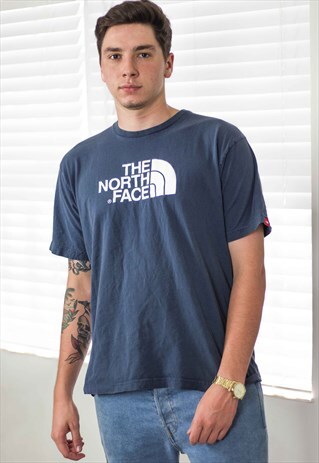 VINTAGE NORTH FACE T-SHIRT LOGO 90S L 7