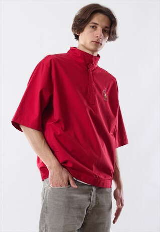 VINTAGE MENS RALPH LAUREN GOLF TOP SHIRT SHORT SLEEVE JACKET
