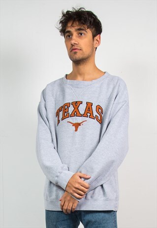 VINTAGE SWEATSHIRT USA COLLEGE TEXAS LONGHORNS