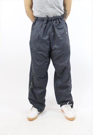 VINTAGE NIKE GREY SHELL TRACKSUIT BOTTOMS