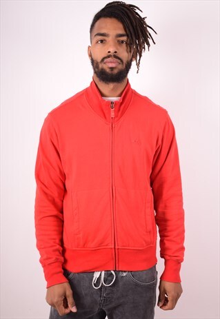 KAPPA MENS VINTAGE TRACKSUIT TOP JACKET LARGE RED 90S