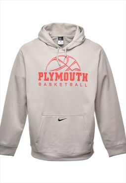 Vintage Nike Plymouth Basketball Printed Sweatshirt - L