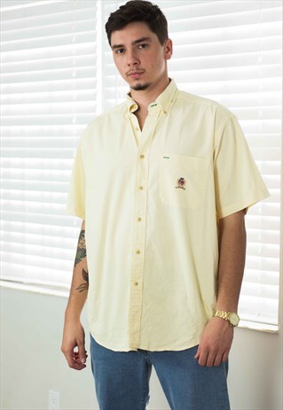 VINTAGE TOMMY HILFIGER SHIRT LOGO 90S M 10.8