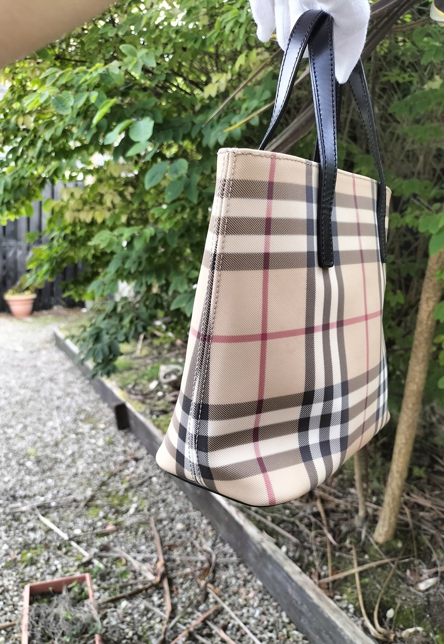 Burberry nova outlet check tote