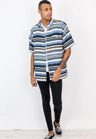 VINTAGE AZTEC PATTERN SHIRT