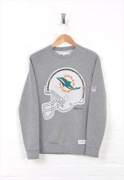 Vintage Miami Dolphins Sweater Grey Small