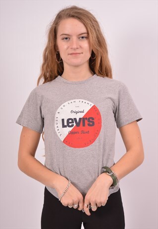 VINTAGE LEVI'S T-SHIRT TOP GREY