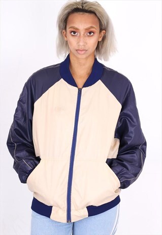 VINTAGE CREAM BOMBER JACKET
