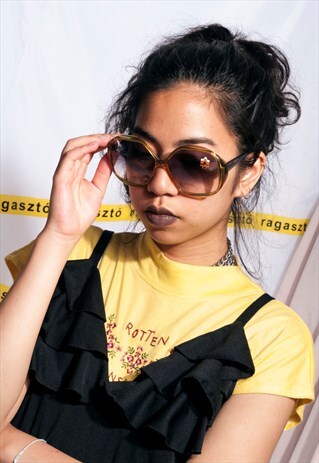 VINTAGE SUNGLASSES 70S OPTYL DEADSTOCK OVERSIZED SPECTACLES