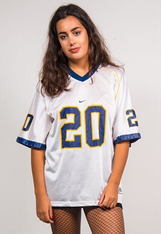 NIKE VINTAGE 90'S WHITE MICHIGAN STATE USA JERSEY