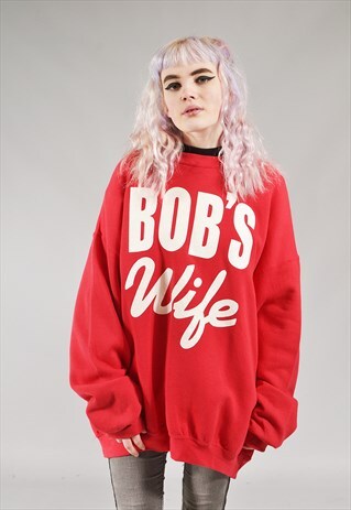 VINTAGE LEE BOB'S WIFE SWEATER RED