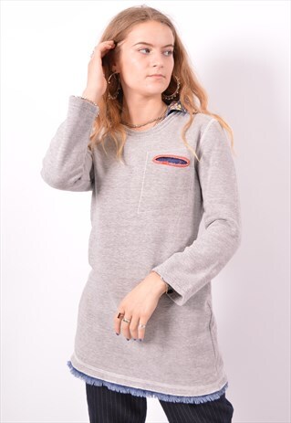 VINTAGE DIESEL SWEATSHIRT JUMPER GREY