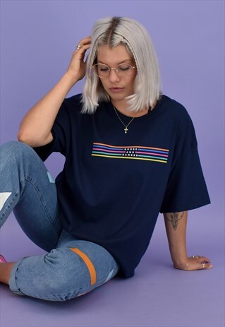 G&G UNISEX NAVY S/S LINO TEE