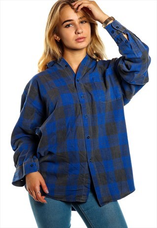 VINTAGE FLANNEL SHIRT S696