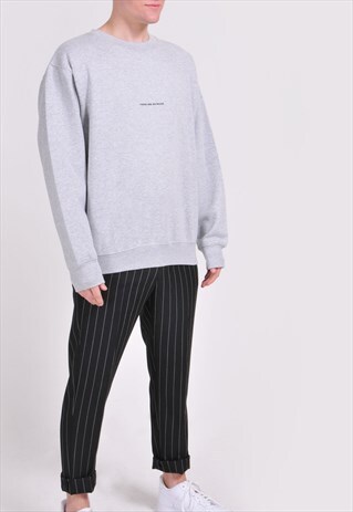 GREY THERE ARE NO RULES SWEATSHIRT