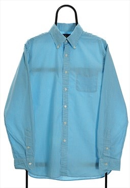 Ralph Lauren Vintage Blue Check Shirt Womens