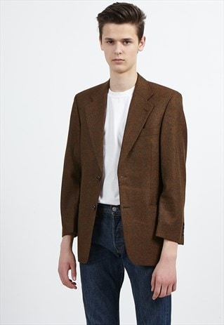 VINTAGE BROWN WESTBURY BLAZER JACKET