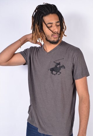 VINTAGE BEVERLY HILLS POLO CLUB T-SHIRT GREY