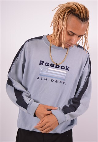 blue reebok sweatshirt