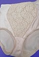 90'S PLAYTEX 18 HOUR HIGH WAIST LACE SPANDEX SHAPING PANTIES