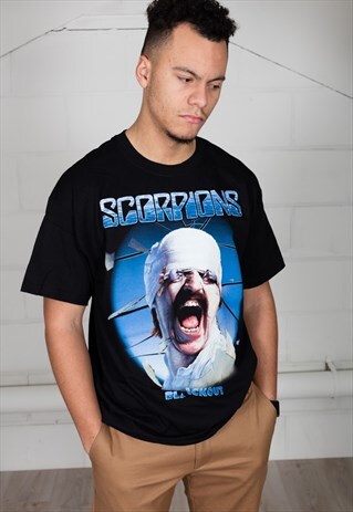 THE SCORPIONS BLACKOUT UNISEX T-SHIRT