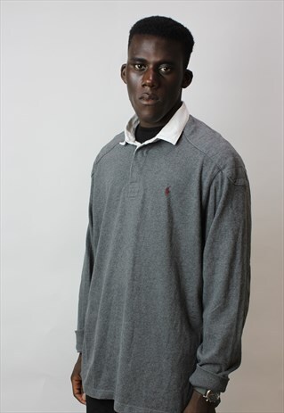 VINTAGE RALPH LAUREN RUGBY POLO SHIRT