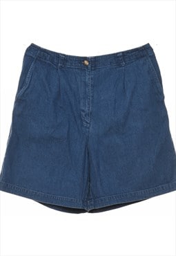 Vintage Dark Wash Denim Shorts - W28